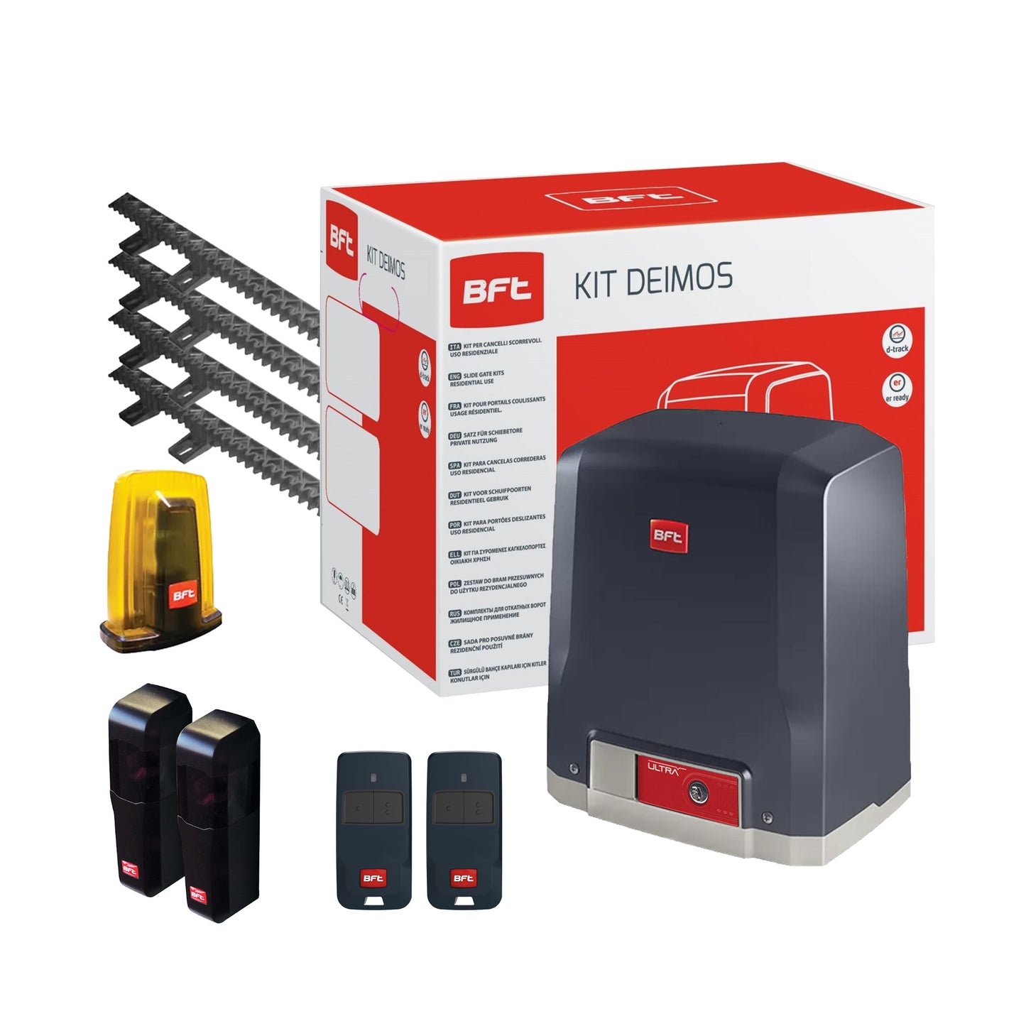 BFT DEIMOS ULTRA BT A400 Kit automatizare poartă culisantă cu greutatea de până la 400 kg