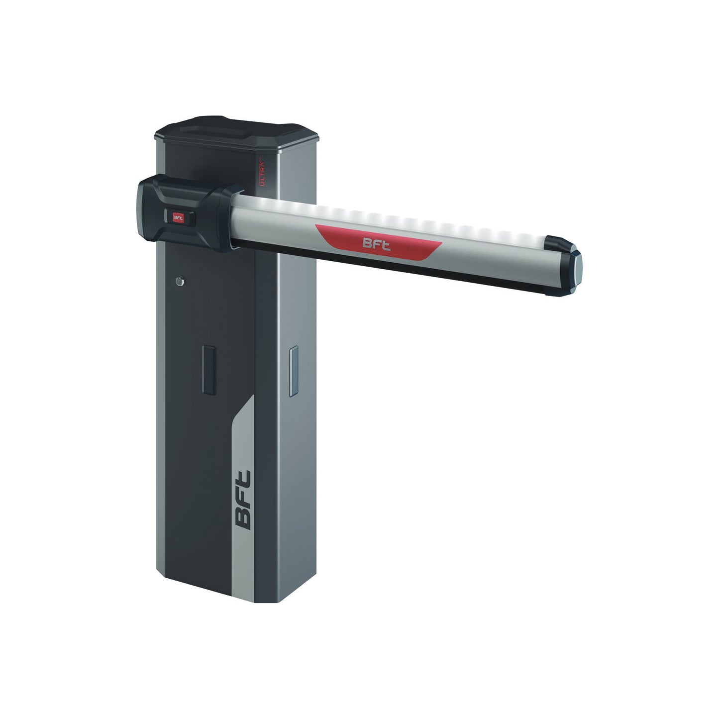 BFT GIOTTO BT A ULTRA 36 Barieră auto electromecanică pentru trafic intens, cu braț de 4 m și sistem de deschidere rapidă