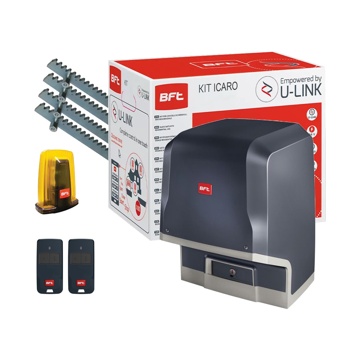 BFT ICARO BT A2000 Kit automatizare poartă culisantă 2000 kg