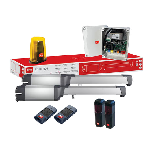 BFT  PHOBOS BT B25  Kit automatizare poartă batantă  cu lungimea de până la 4 m și greutatea de până la 400 kg