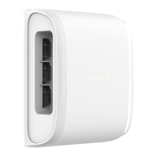 Detector miscare tip cortina DualCurtain Outdoor, wireless, alb - AJAX DualCurtainOutdoor