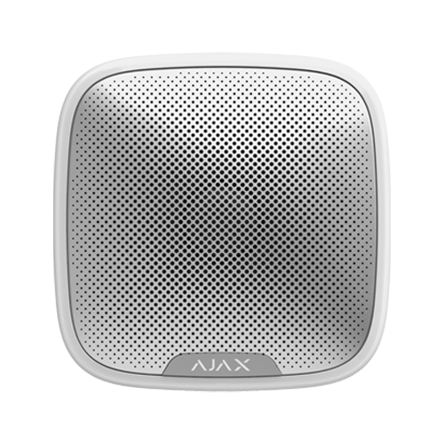 Sirena de exterior, wireless, alb - AJAX StreetSiren