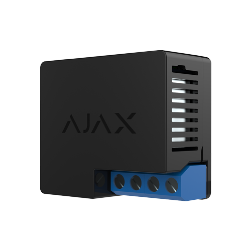 Releu comanda 230Vca, wireless, negru - AJAX WallSwitch