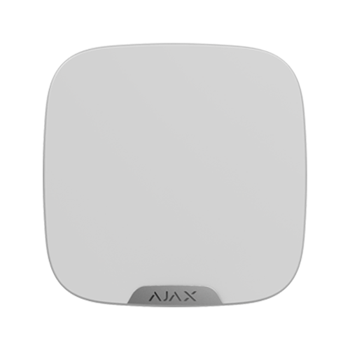 Sirena de exterior, wireless, alb, personalizare logo - AJAX StreetSirenLogo