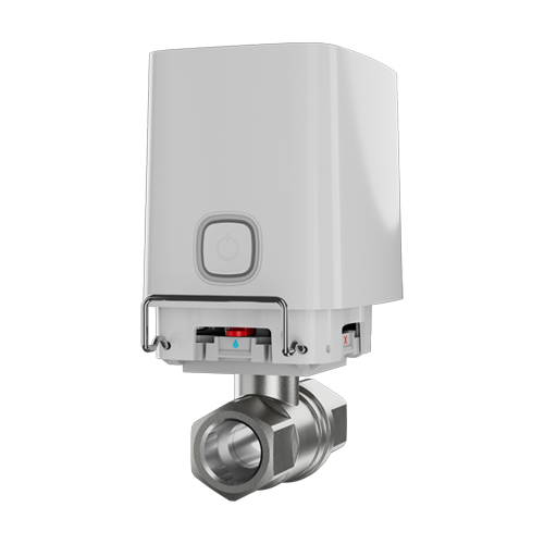 Robinet inteligent WaterStop, 3/4", wireless, alb - AJAX WaterStop